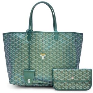🦄 RARE! Limited Edition Pearly Green Goyard St. Louis GM Tote